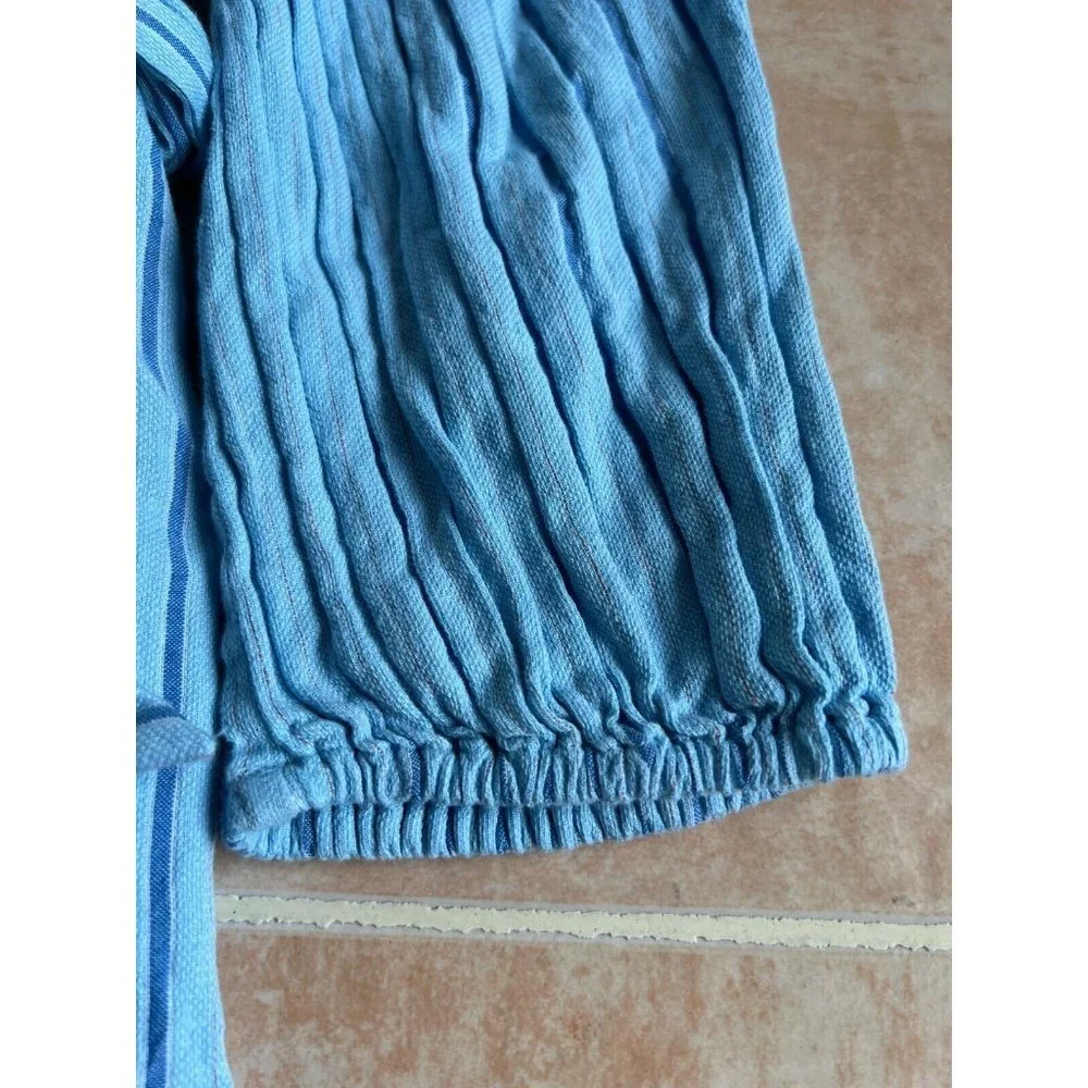 J. Crew Worn twice Balloon-Sleeve‎ Dress in Stripe Size S